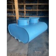 Термоемкость для перевозки молока 480 л. (2-х секционная)